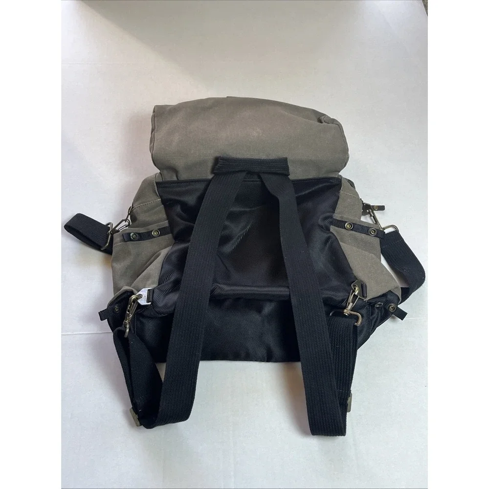Scout‎ by Petunia Pickle Bottom Diaper Bag OS Olive Green Convertible Canvas